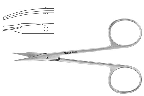 Miltex STEVENS Tenotomy Scissors - Stevens Tenotomy Scissors, Curved, 4-1/2" - MH18-1476