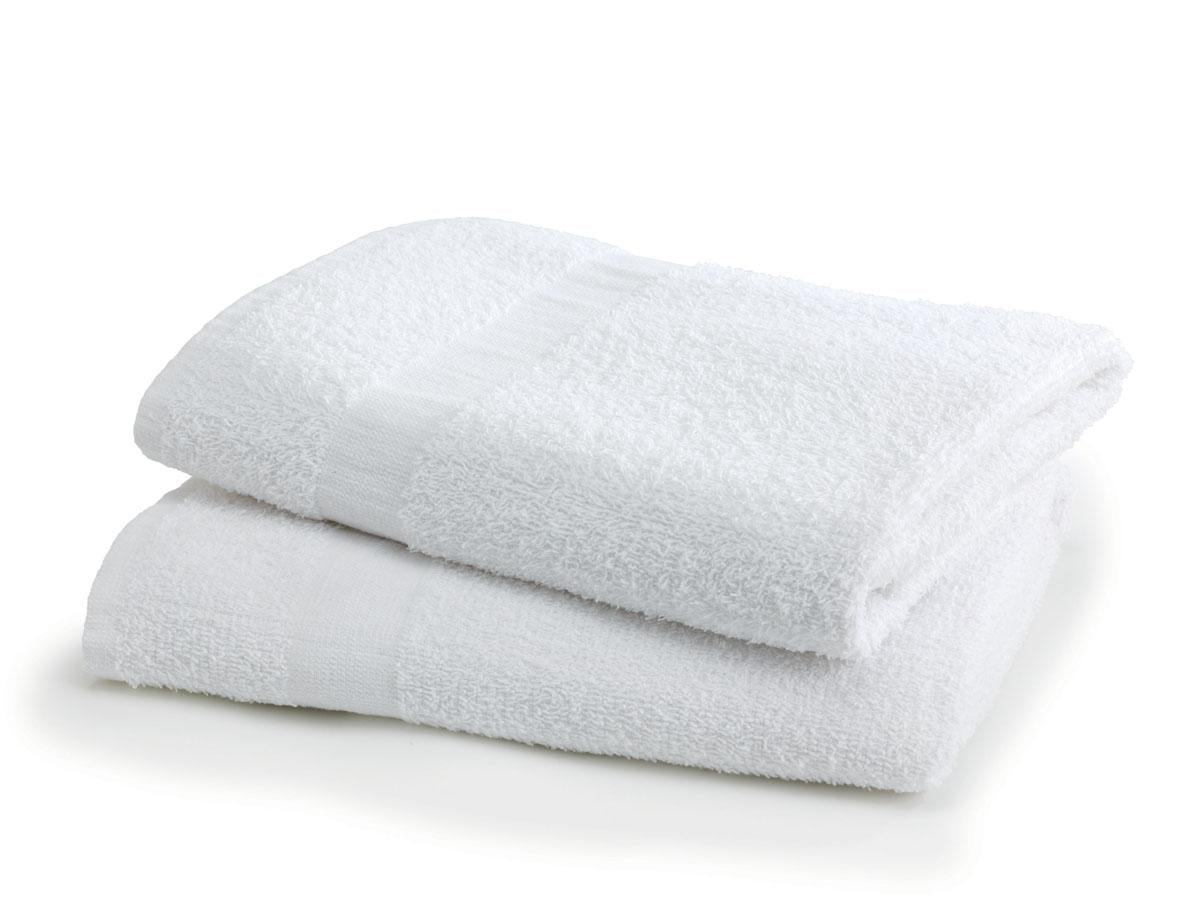 Medline Medline Interblend Bath Towels - Blended Terry Bath Towel, White, 20" x 40", 5.5 lb./Dz. - MDTBT4B55DZ