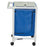 MJM International Single PVC Hampers with Foot Pedal - Single Hamper with Foot Pedal, 25 gal. Capacity, Mesh, Royal Blue - 218-S-FP