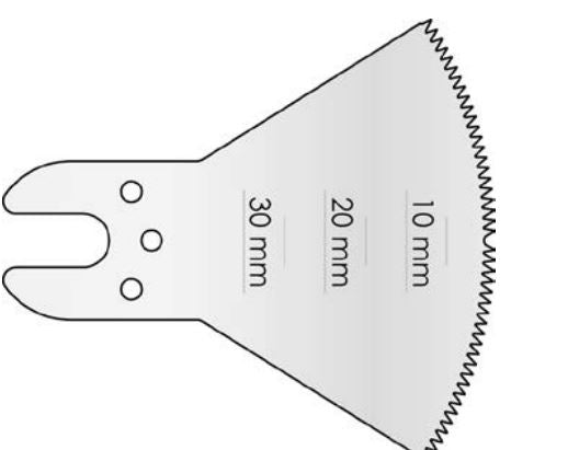 Microaire Sugical Sternum Saw Blades - Sternum Saw Blade, 53.3 mm x 30 mm x 0.6 mm - ZO-079