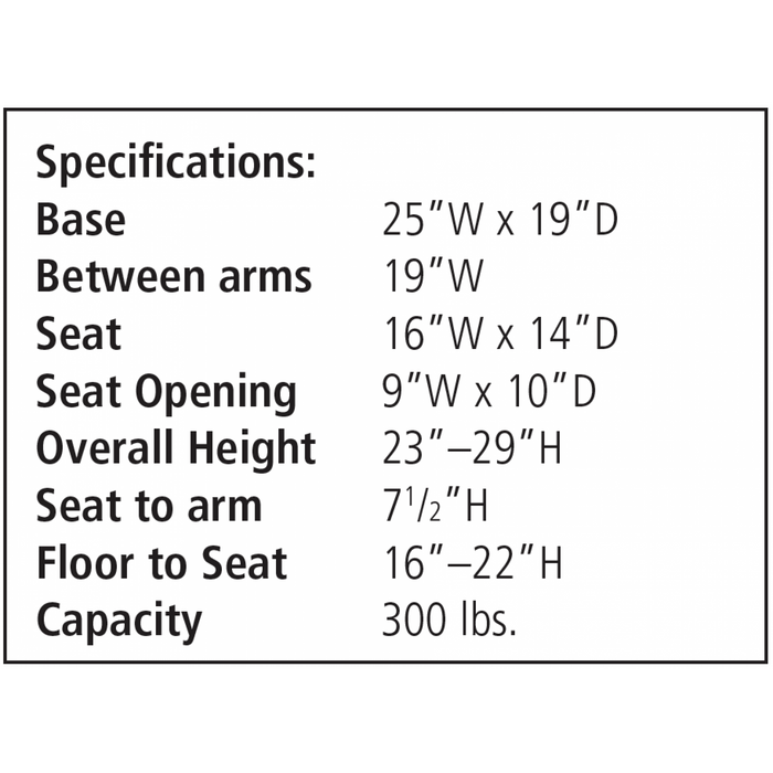 Invacare All In One Commodes