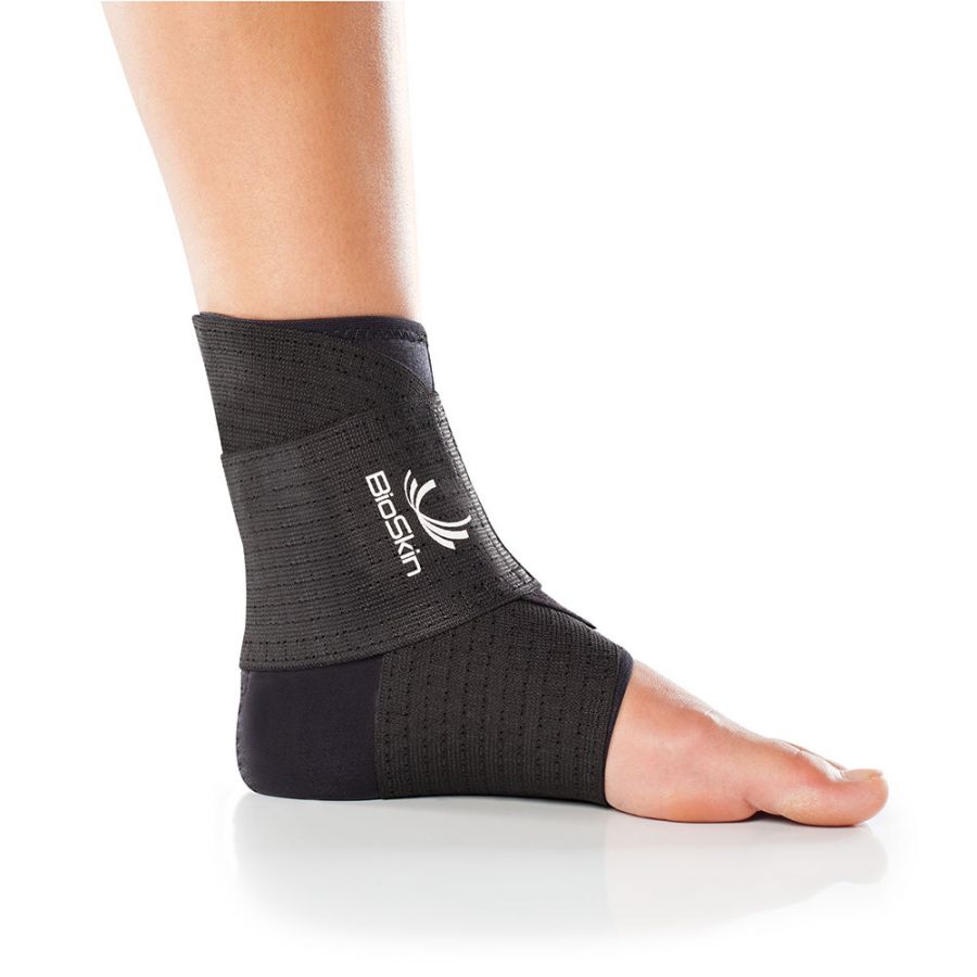 Ankle Compression Sleeve with Compression Wrap