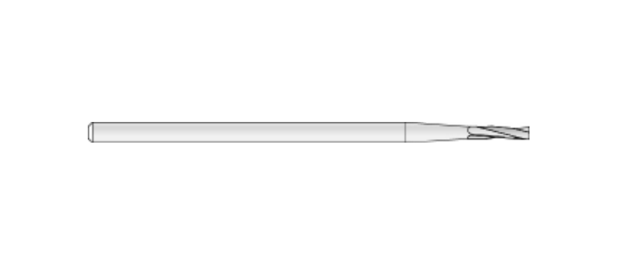 Microaire Surgical Carbide Cutting Burs - Round Cutting Burs, Carbide, Medium, 6 Flutes x 1.2 mm - ZB-77