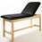 Metron Value Treatment Table - Adjustable Back with Open Shelf