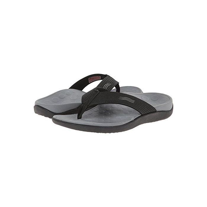 Vionic Unisex Wave Flip Flop Grayline Medical