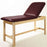 Metron Value Treatment Table - Adjustable Back with Open Shelf