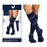 Compression Sock Dark Navy Stripe