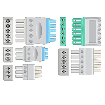 MFI Medical Drager ECG Leads