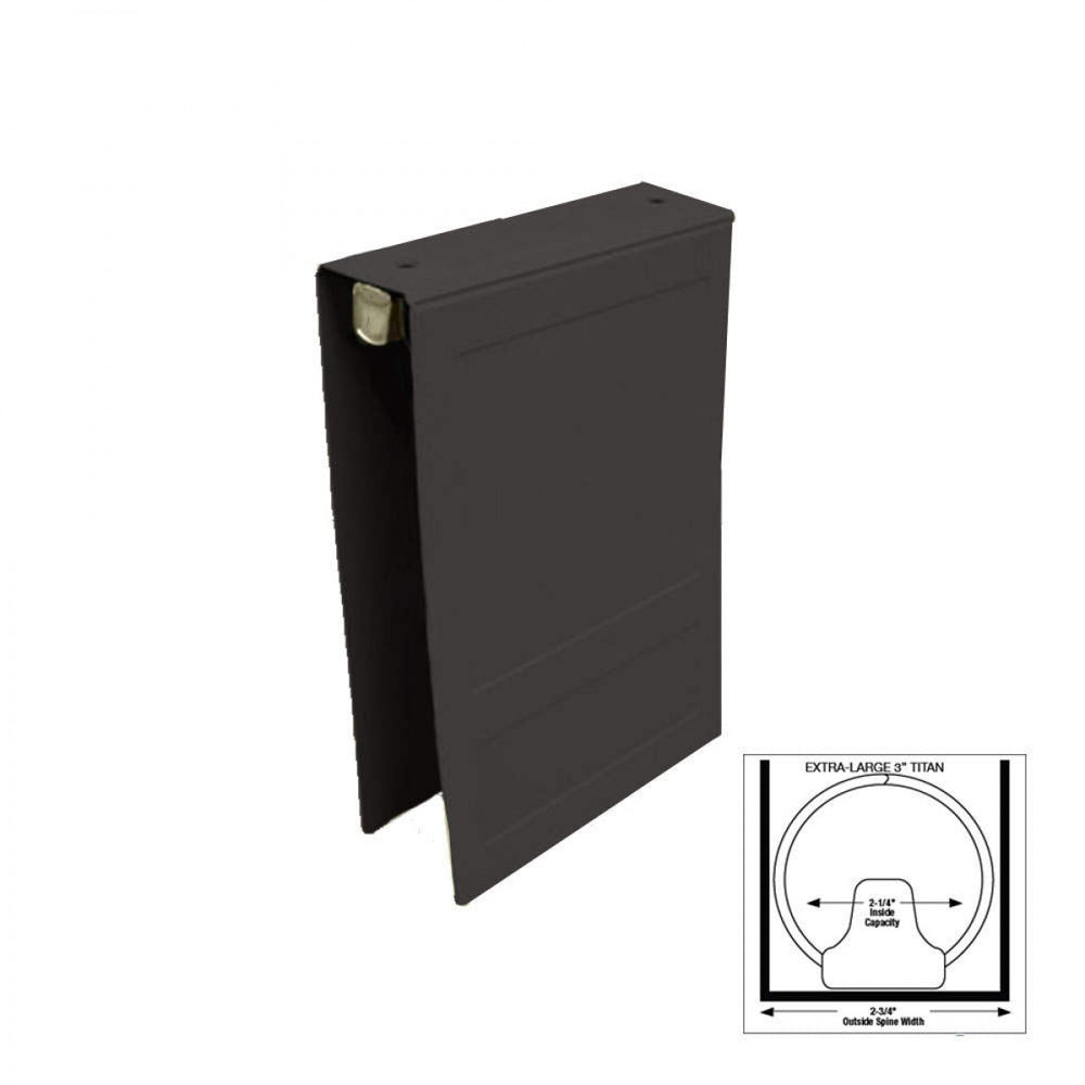 Poly Binder Side-Open 3" 1/Each