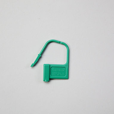 MedValue Heavy-Duty Padlock Seals, Unnumbered, Green