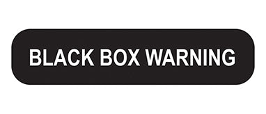 MedValue Black Box Warning Labels