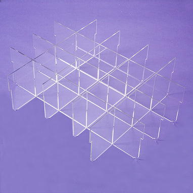 MedValue Clear Acrylic Divider Set for Deep Crash Cart Boxes for Metro® Lifeline Cart