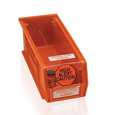 MedValue High Alert Paralytic Bin - 1401 Orange