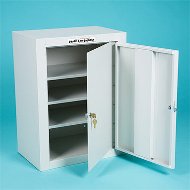 MedValue Narcotic Cabinet, 2 Locks, 2 Doors, 18x24x12