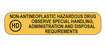 MedValue Non-Antineoplastic Hazardous Drug Labels