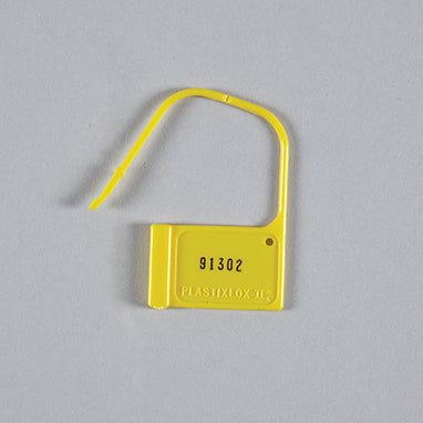 MedValue Extra-Large Heavy-Duty Padlock Seals, Numbered, Yellow