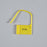 MedValue Extra-Large Heavy-Duty Padlock Seals, Numbered, Yellow