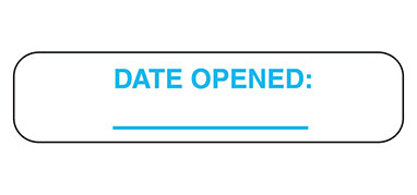 MedValue Date Opened Labels