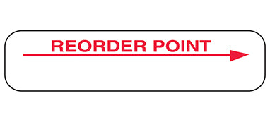 MedValue Reorder Point Labels