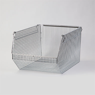 MedValue Wire Mesh Stack and Hang Bin, 12x10x18.5