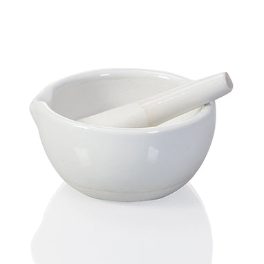 MedValue Porcelain Mortar and Pestle Set, 3-3/8 oz.