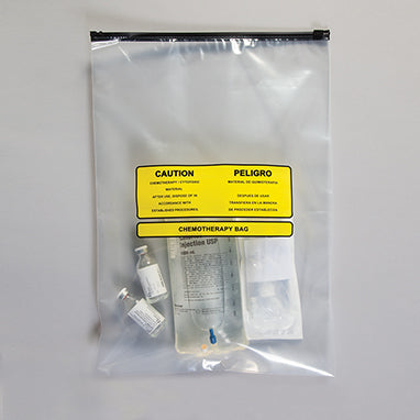 MedValue Chemotherapy Disposal Slider Bags, 14 x 20