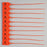 MedValue Biohazard Pull-Tight Seals, Numbered, Orange, Case