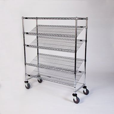 MedValue Slanted-Shelf Wire Rack