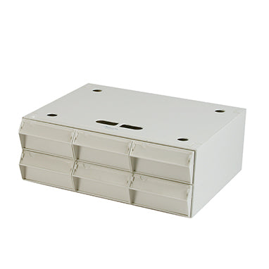 MedValue Six-Bin Cassette, 17x6.5x15