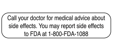 MedValue Report Side Effects Labels