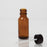 MedValue Amber Round Glass Bottles with Ball Rod, 15mL