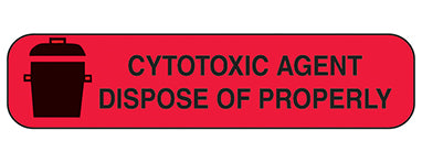 MedValue Cytotoxic Agent Dispose Of Properly Labels