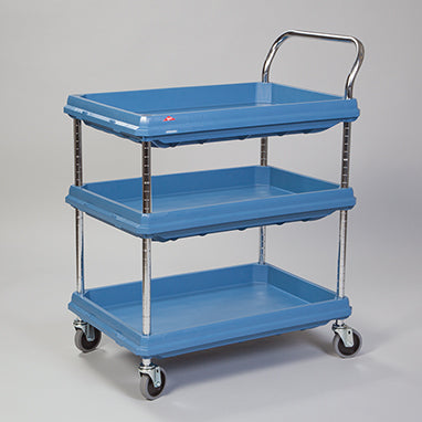 Metro® Deep Ledge Utility Cart, 3-Shelf