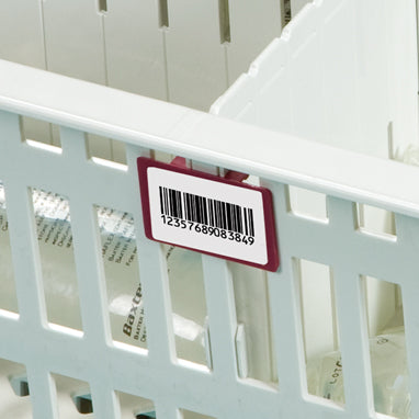 MedValue Label Holders for Easy Exchange System Cart Baskets, Trays and Flip and Stack Storage Baskets, Case