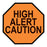 MedValue High Alert Agent Octagon Vinyl Labels for Automated Dispensing Cabinets