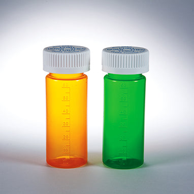 MedValue Dual Purpose Vials with Child-Resistant Caps, 16 dram/60mL