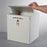 MedValue Lockable Return Drop Box, 1-3/4" opening, 1 Key Lock