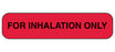 MedValue For Inhalation Only Labels