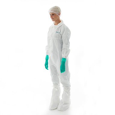 MedValue Coveralls w/ Collar, Non-Sterile