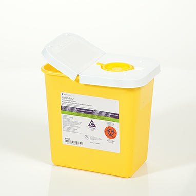 ChemoSafety Sharps Container, 2-gallon