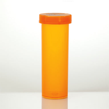 MedValue Friendly and Safe Vials with Child-Resistant Caps Attached, 60 Dram