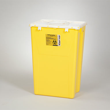 MedValue Chemo Waste Containers, 18 Gallon, Case