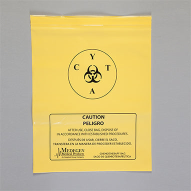 MedValue Chemotherapy Waste Transport Bags, 12 x 15