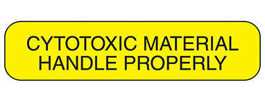 MedValue Cytotoxic Material Handle Properly Labels