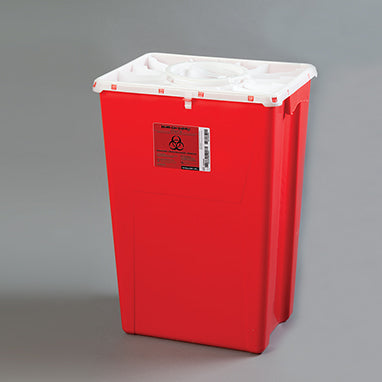 MedValue Biohazard Waste Containers, 18 Gallon, Case