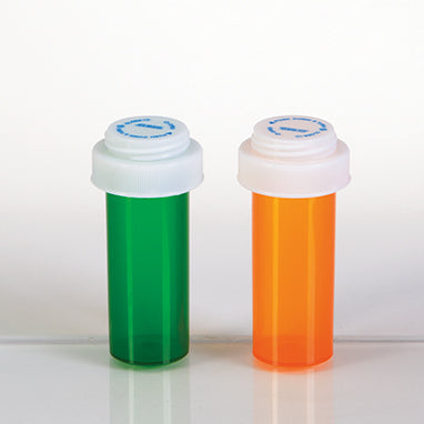 MedValue Vials with Reversible Caps, 8 Dram