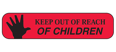 MedValue Keep Out Of Reach Of Children Labels