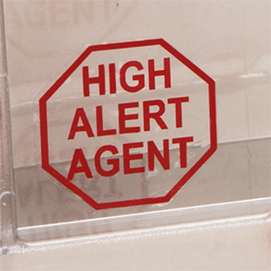 MedValue High Alert Agent Vinyl Labels