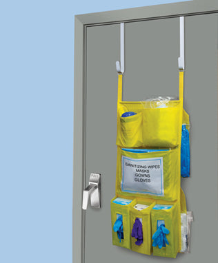 MedValue Personal Protection Door Caddy, 18-1/2 x 33