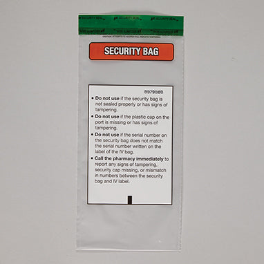 MedValue Serialized Security Bags, 6 x 13